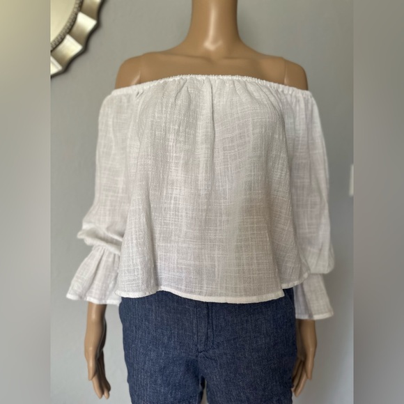Cotton On Tops - NWT Cotton On Off The Shoulder Linen Top